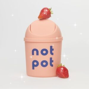 NWOT Not Pot Mini Trash Can